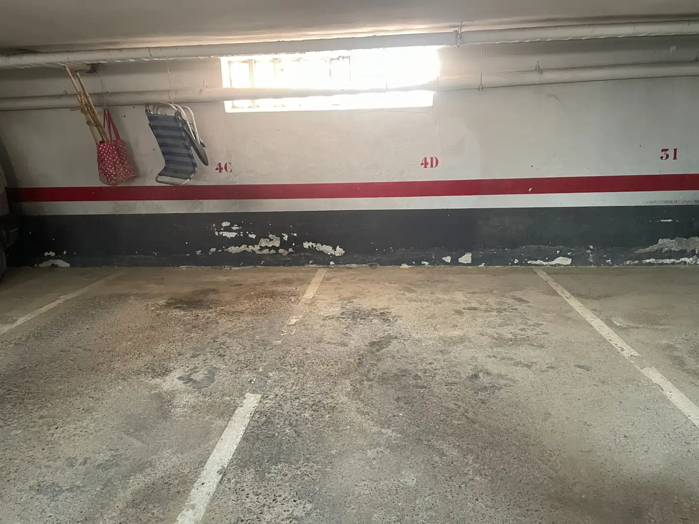 Parking of Flat for sale in Cadrete  with Air Conditioner, Heating and Private garden