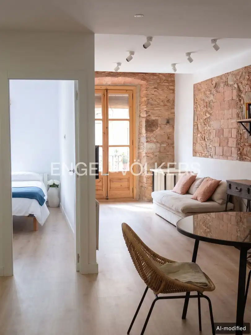 Sala d'estar de Pis en venda en Barcelona amb Calefacció
