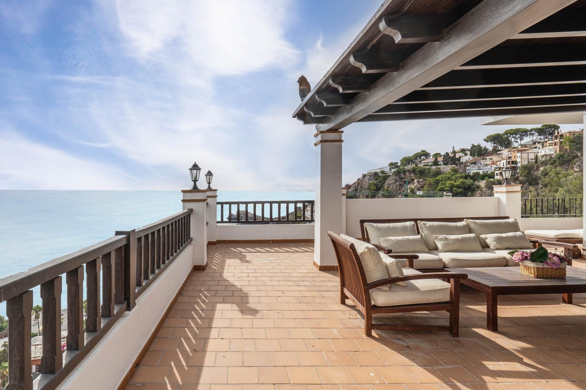 Terrace of Attic for sale in Almuñécar  with Air Conditioner, Heating and Private garden