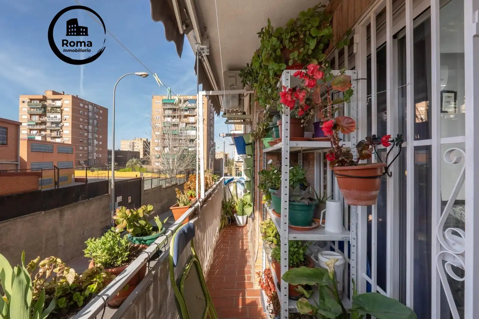 Balcony of Flat for sale in Granada  with Air Conditioner, Heating and Terrace