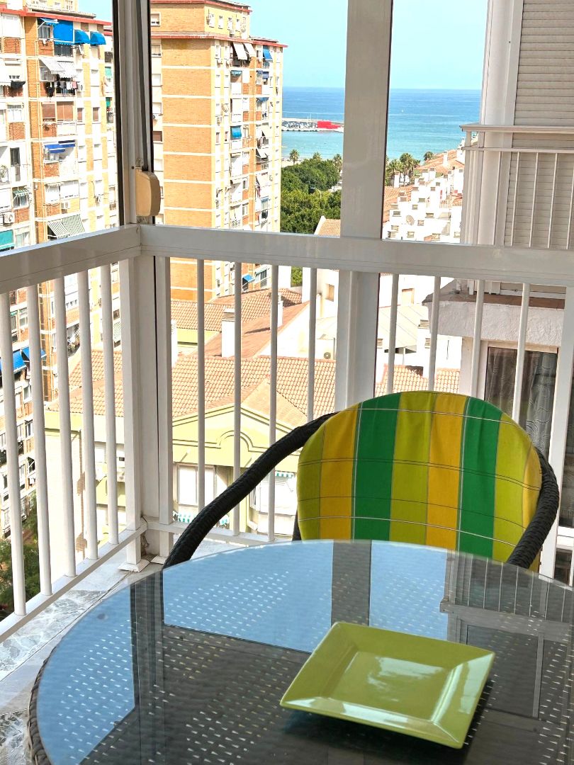 Balcony of Flat for sale in Málaga Capital  with Heating, Terrace and Furnished