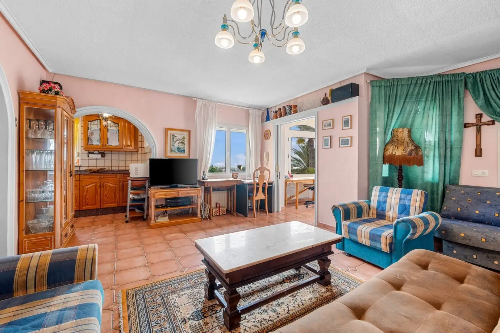 Sala d'estar de Casa o xalet en venda en Ciudad Quesada