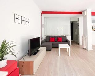 Living room of Flat to rent in  Madrid Capital  with Air Conditioner and Terrace