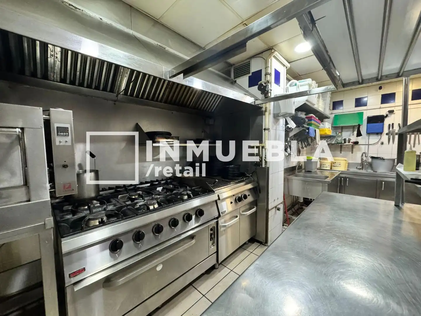 Cocina de Local en traspaso en Barcelona con Aire acondicionado, Terraza y Amueblado