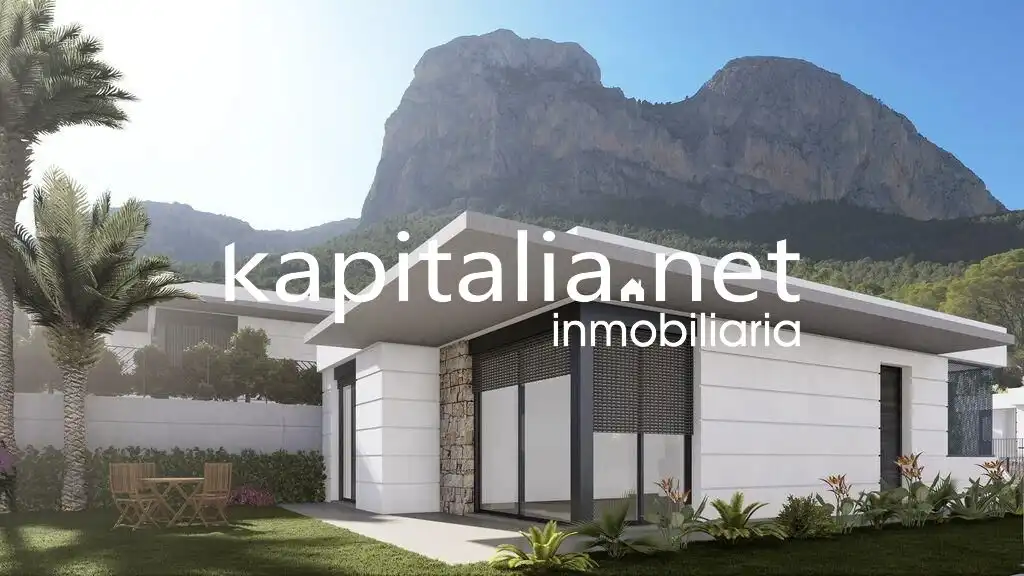 Chalet con terraza en venta en Balcón de Ponoig - Polop Paradis - Polop Hills