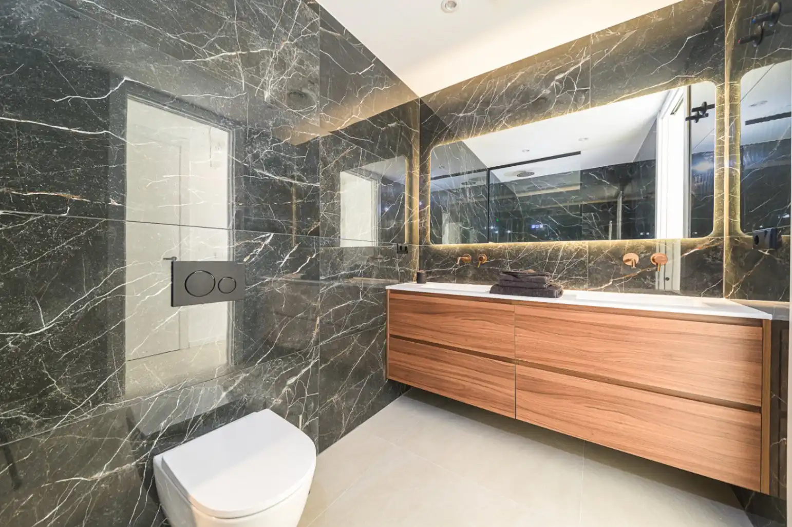 Baño de Casa o chalet en venta en Benissa con Aire acondicionado, Amueblado y Alarma