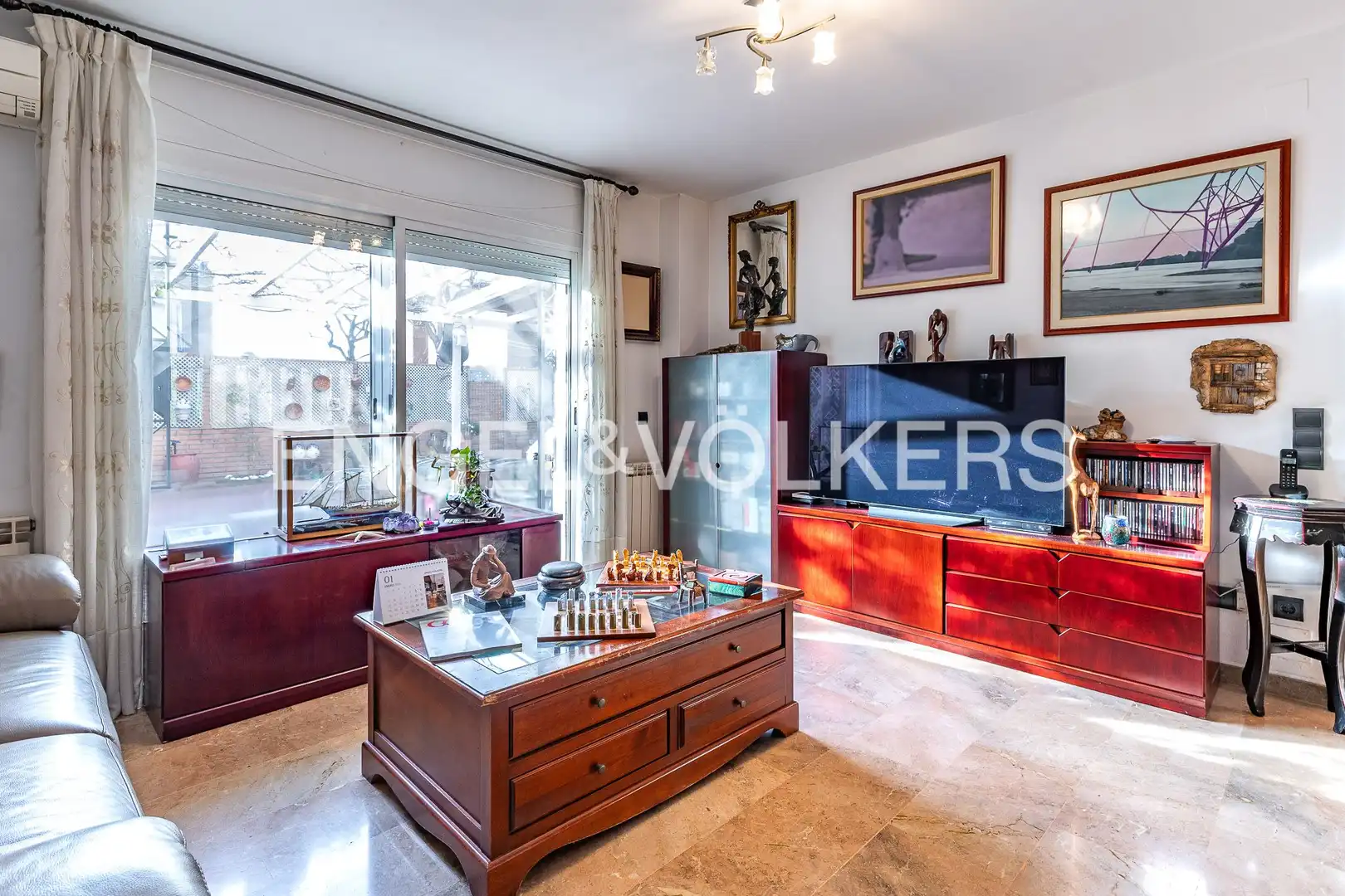 Wohnzimmer von Wohnung zum Verkauf in Mataró mit Klimaanlage, Heizung und Terrasse