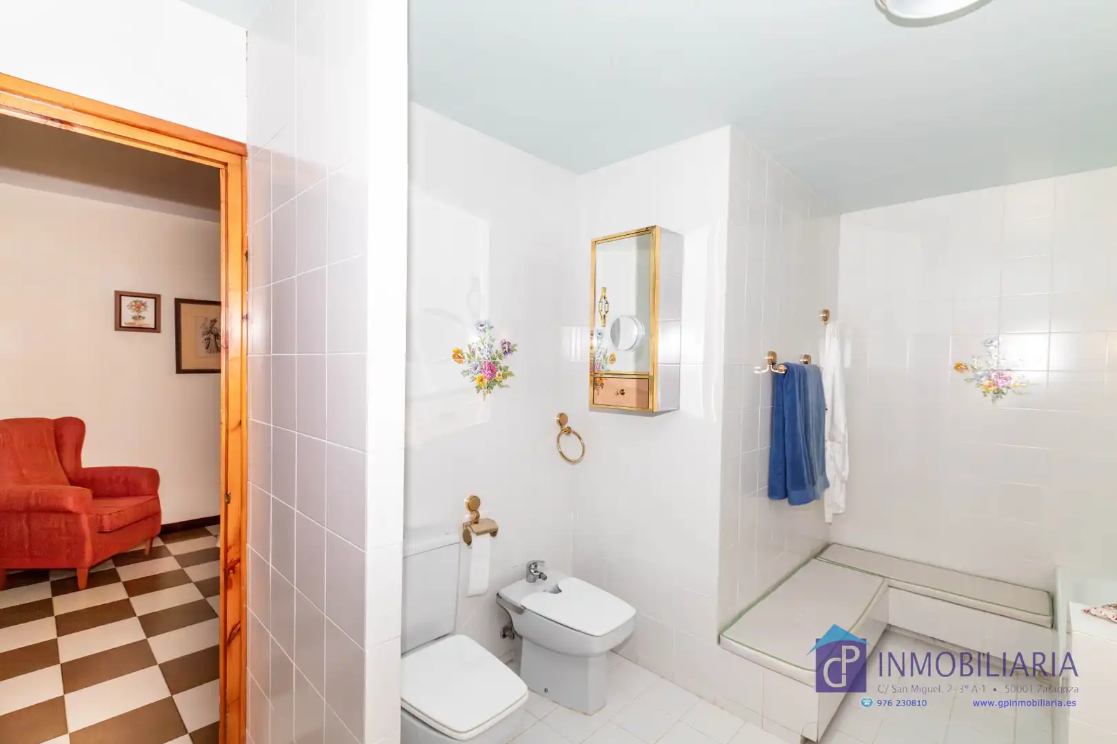 Baño de Casa o chalet en venta en Quinto con Aire acondicionado, Calefacción y Jardín privado