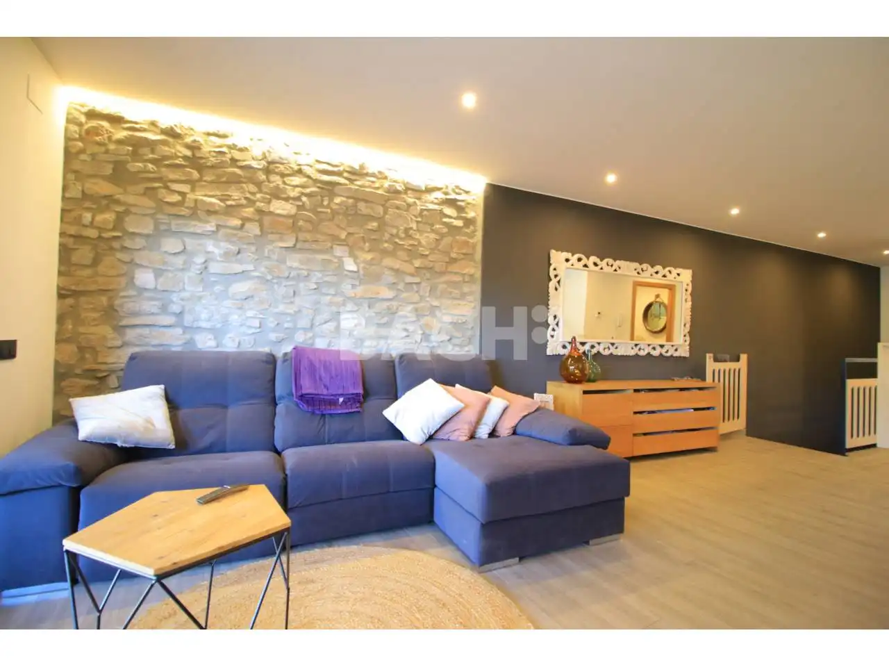 Sala de estar de Casa o chalet de alquiler en Oristà con Calefacción, Jardín privado y Parquet