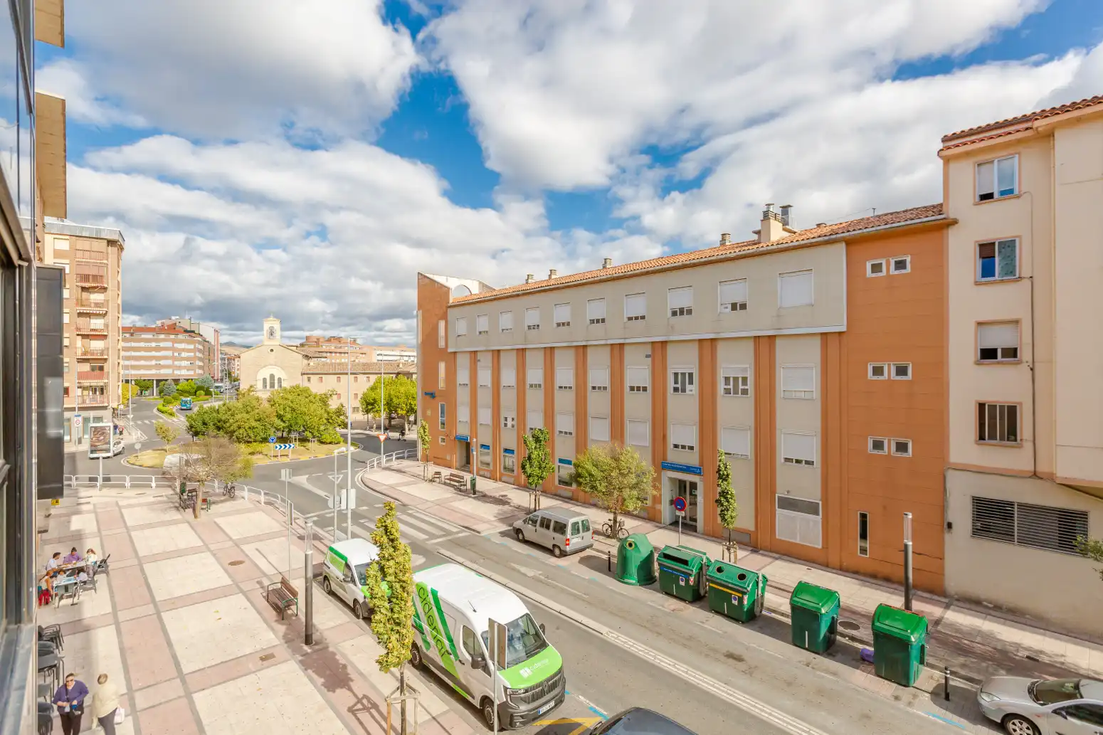 Vista exterior de Piso en venta en  Pamplona / Iruña con Calefacción, Parquet y Trastero