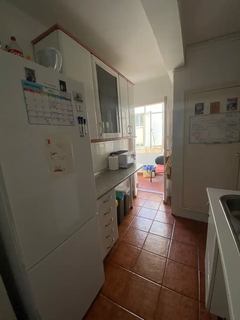 Küche von Wohnung zur Miete in Madrid mit Heizung, Parkett und Möbliert