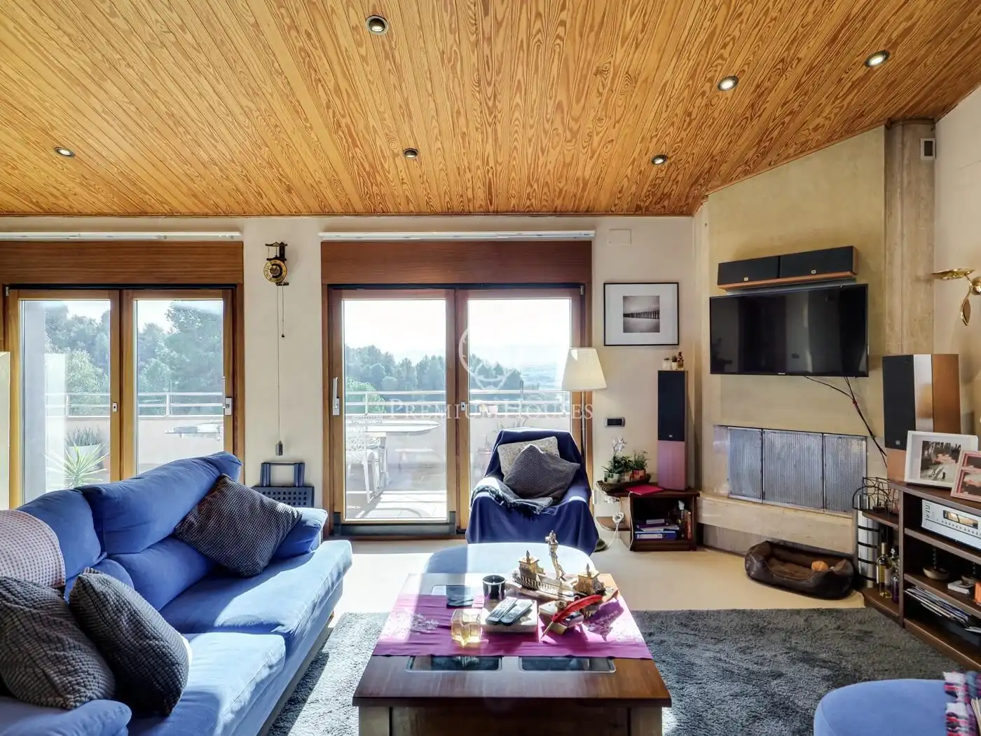 Living room of Houses for sale in Olesa de Montserrat  with Air Conditioner, Private garden and Terrace