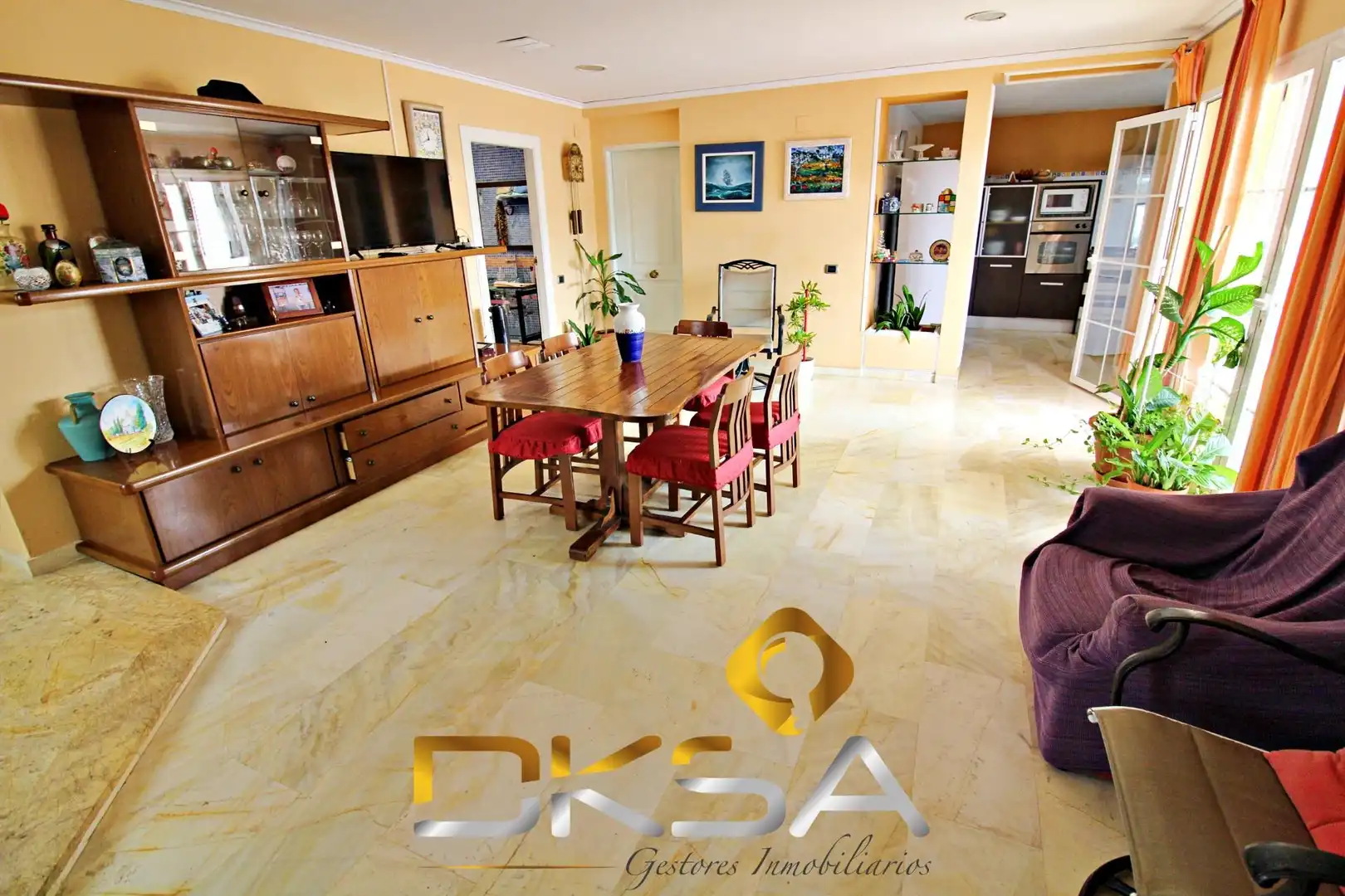 Living room of Houses for sale in Castellón de la Plana / Castelló de la Plana  with Air Conditioner, Heating and Private garden