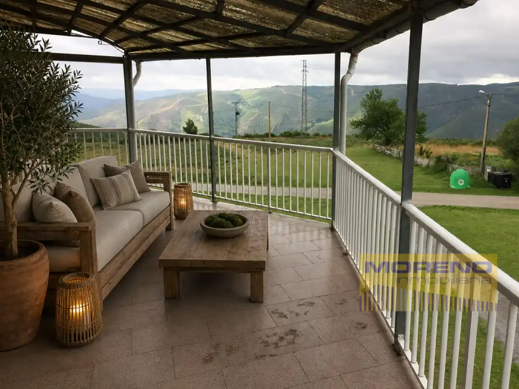 Terrassa de Casa o xalet en venda en Navia de Suarna amb Terrassa