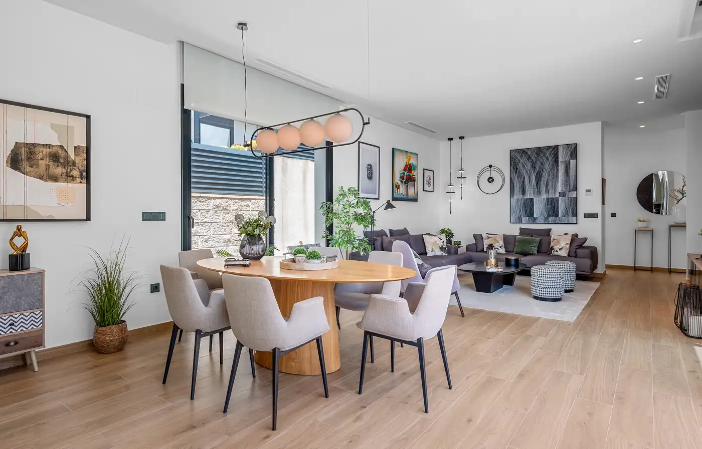 Dining room of Houses for sale in Benijófar  with Air Conditioner, Heating and Private garden