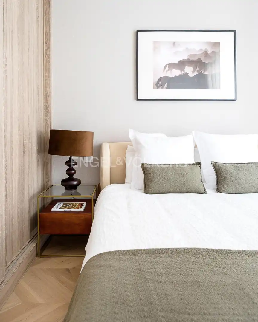 Bedroom of Flat for rent in Madrid  with Air Conditioner, Heating and Swimming Pool