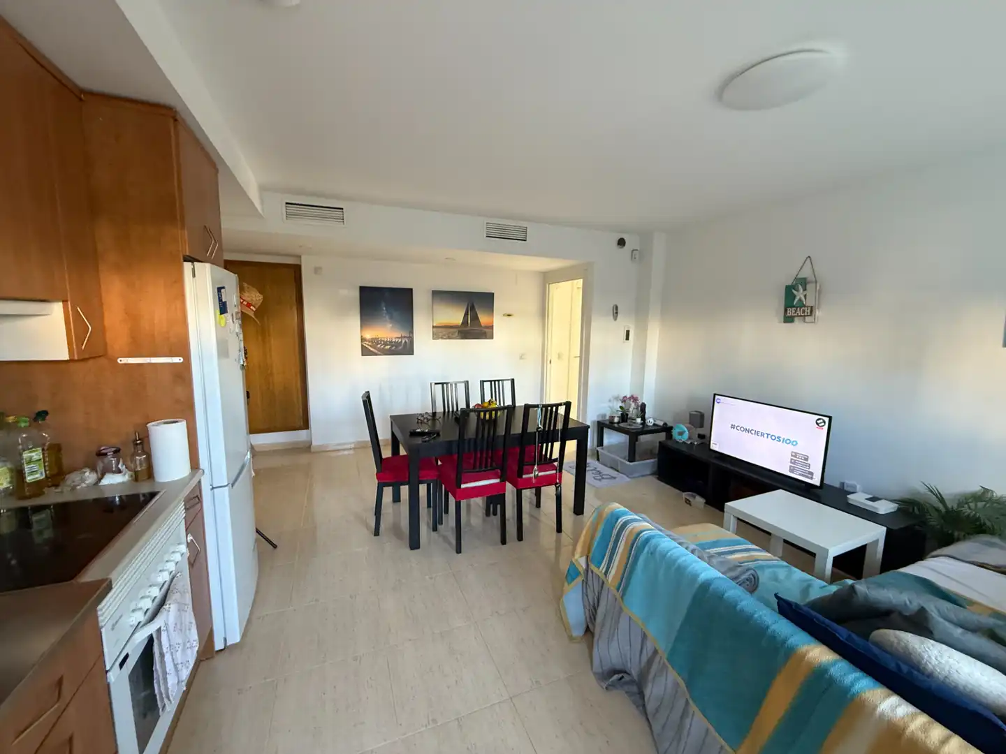 Esszimmer von Wohnungen zum Verkauf in Mont-roig del Camp mit Klimaanlage, Terrasse und Ofen