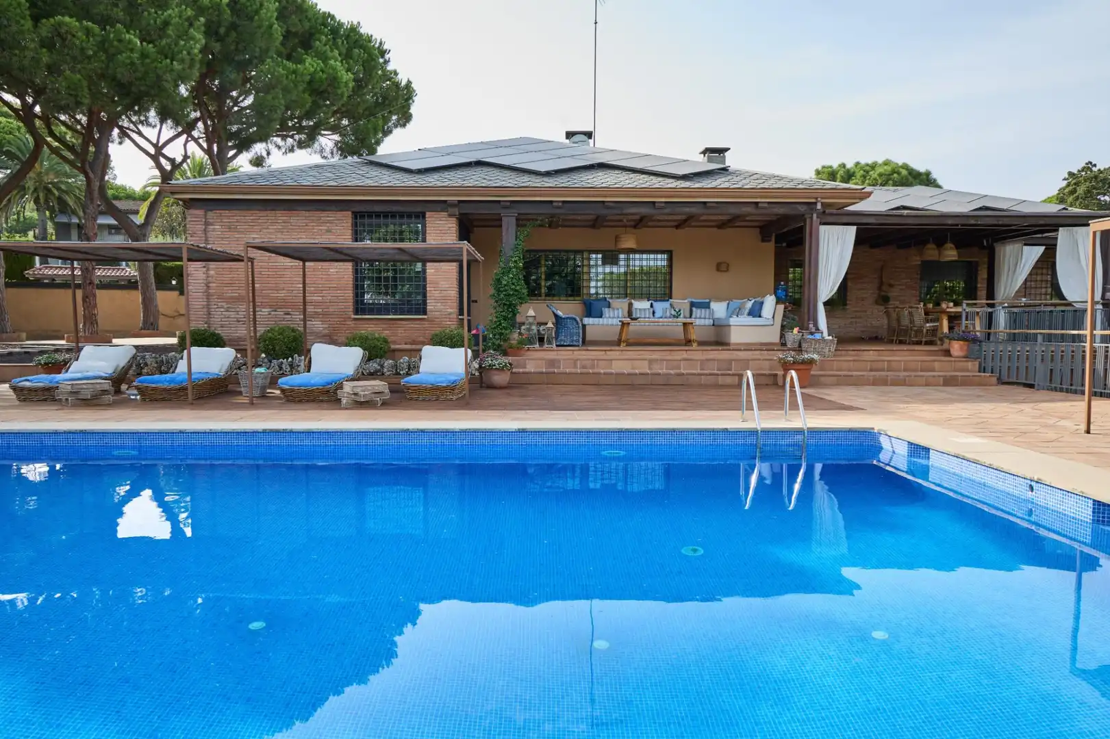 Piscina de Casa o xalet en venda en Sant Andreu de Llavaneres amb Calefacció, Jardí privat i Terrassa