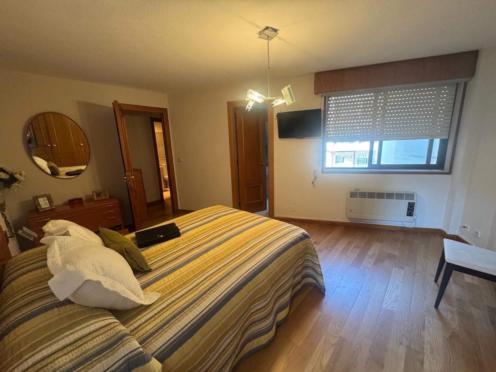 Bedroom of Flat for sale in Oleiros  with Heating, Parquet flooring and Storage room