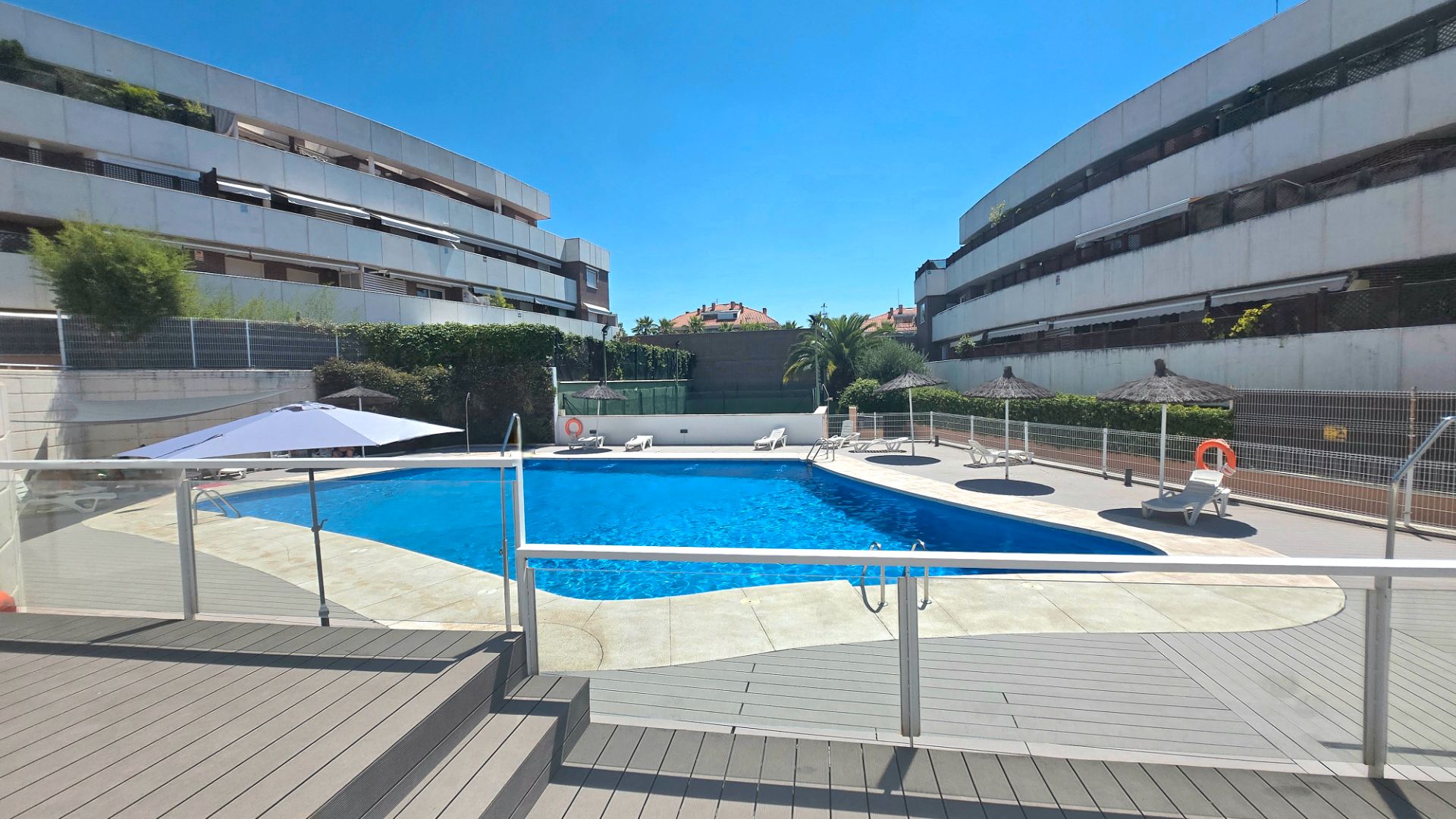 Swimming pool of Flat for sale in Boadilla del Monte  with Heating, Terrace and Storage room