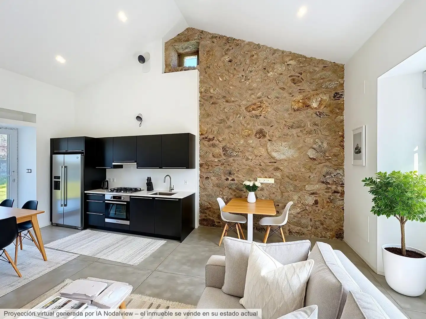 Cocina de Casa adosada en venta en Teo