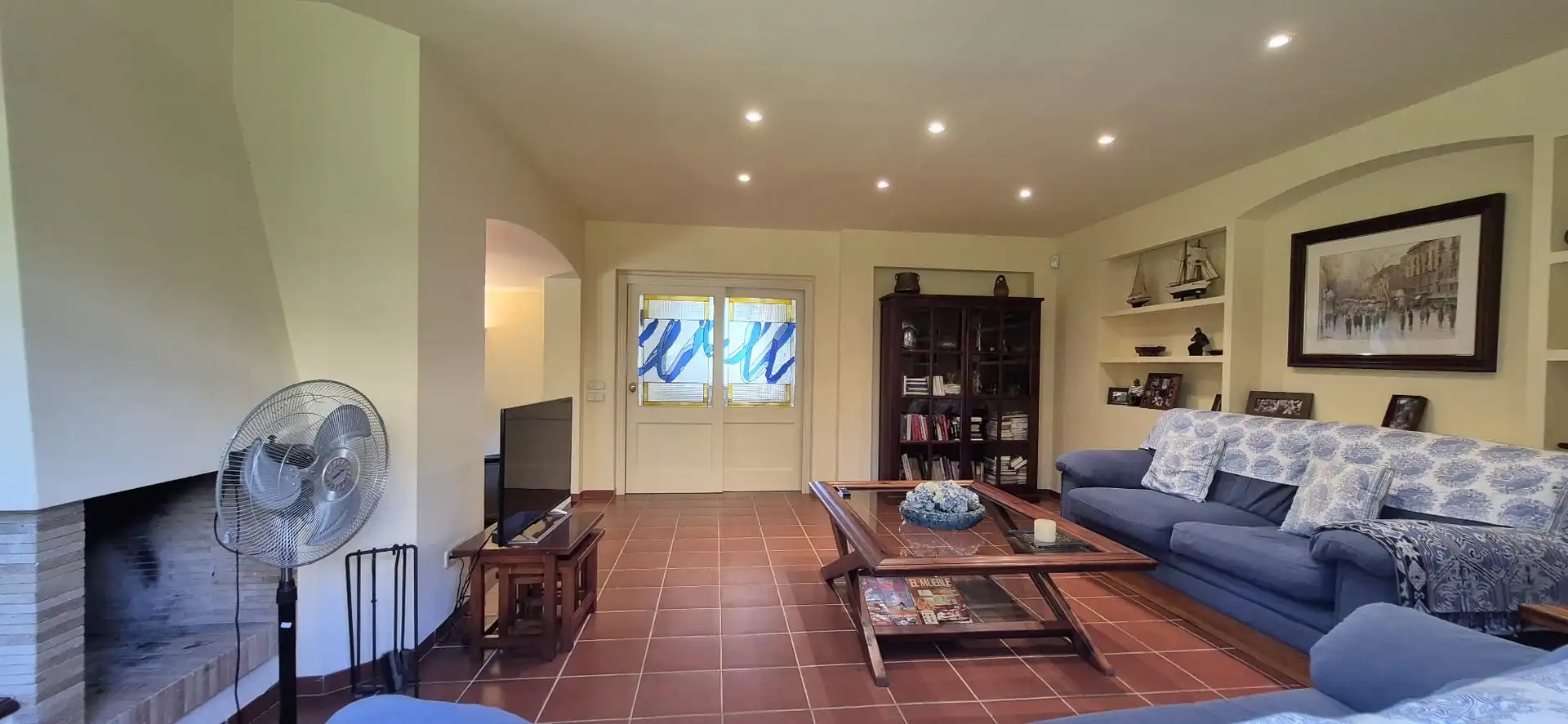 Sala d'estar de Casa o xalet en venda en Palafrugell amb Calefacció, Jardí privat i Terrassa