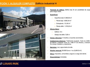Nau industrial de lloguer a Avinguda del Mogent
