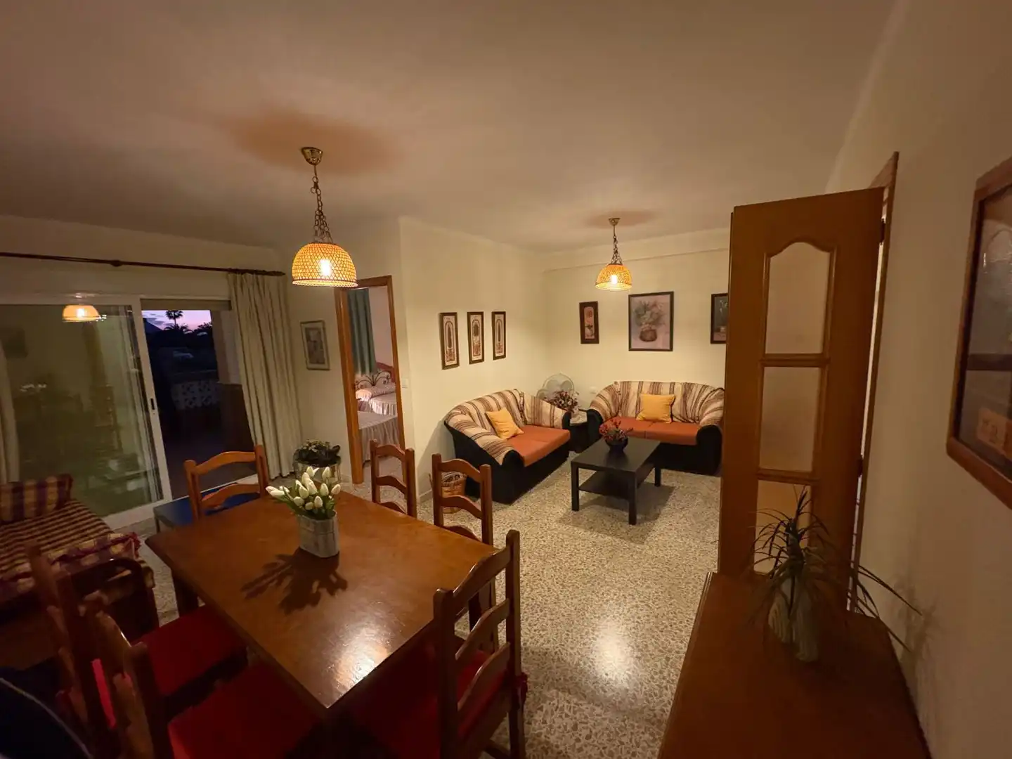 Living room of Flat for rent in El Portil  with Terrace and Furnished