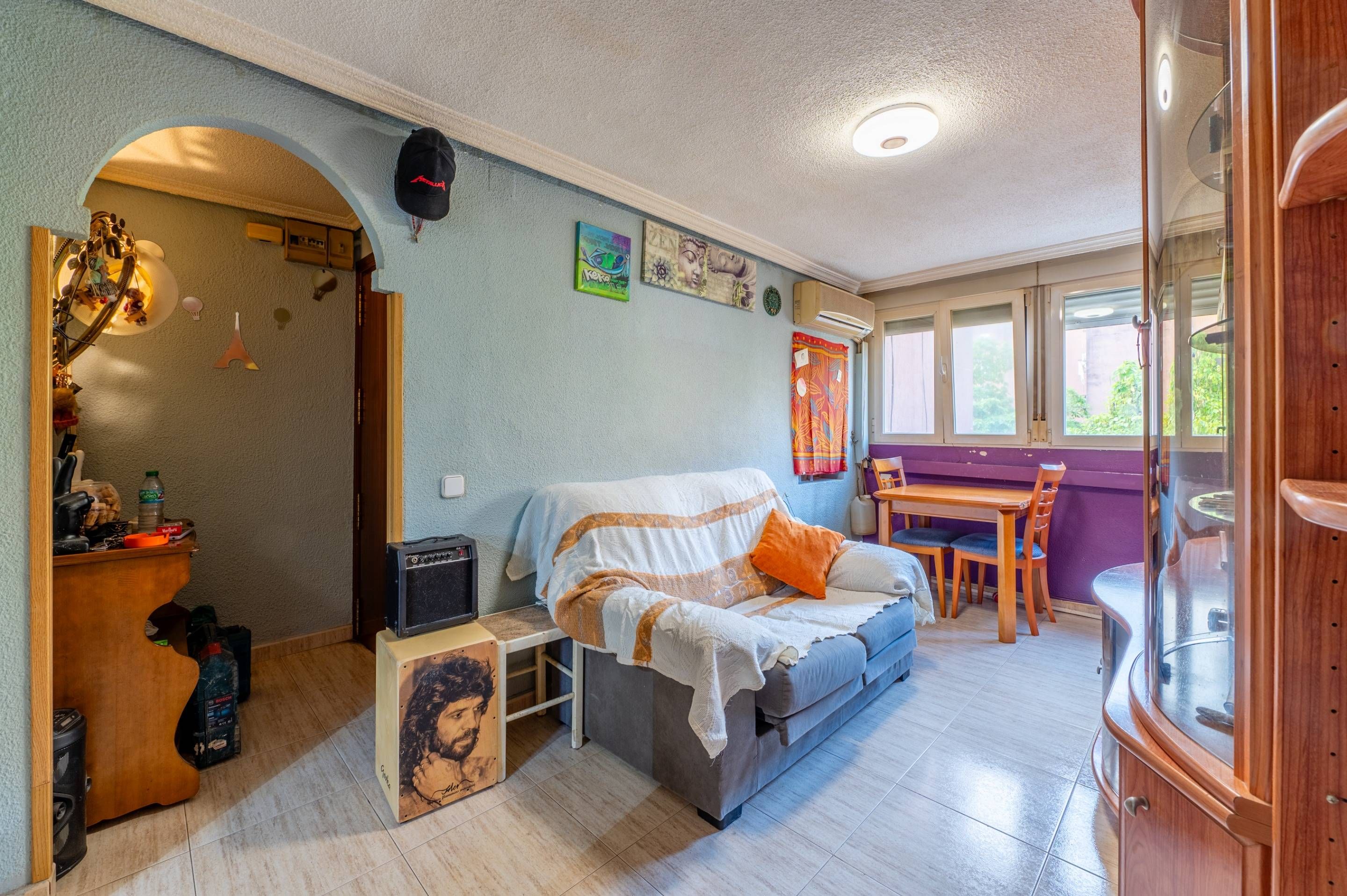 Bedroom of Flat for sale in  Madrid Capital  with Air Conditioner and Heating