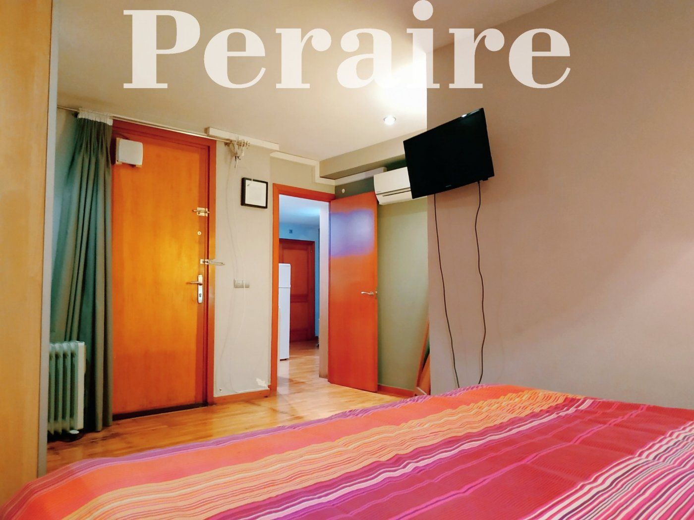 Bedroom of Study to rent in  Barcelona Capital  with Air Conditioner, Heating and Parquet flooring