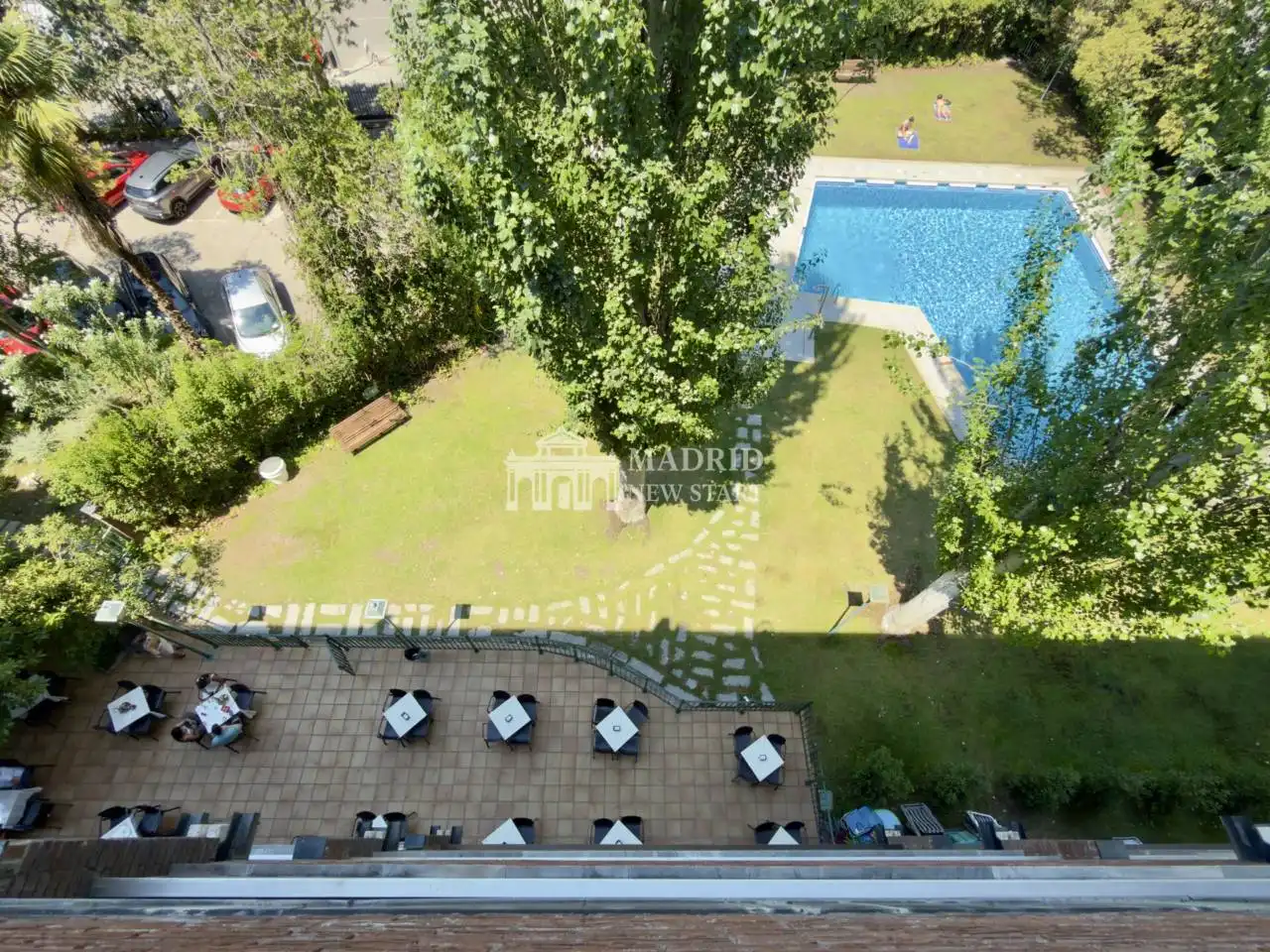 Garden of Flat for rent in Madrid  with Air Conditioner, Heating and Terrace