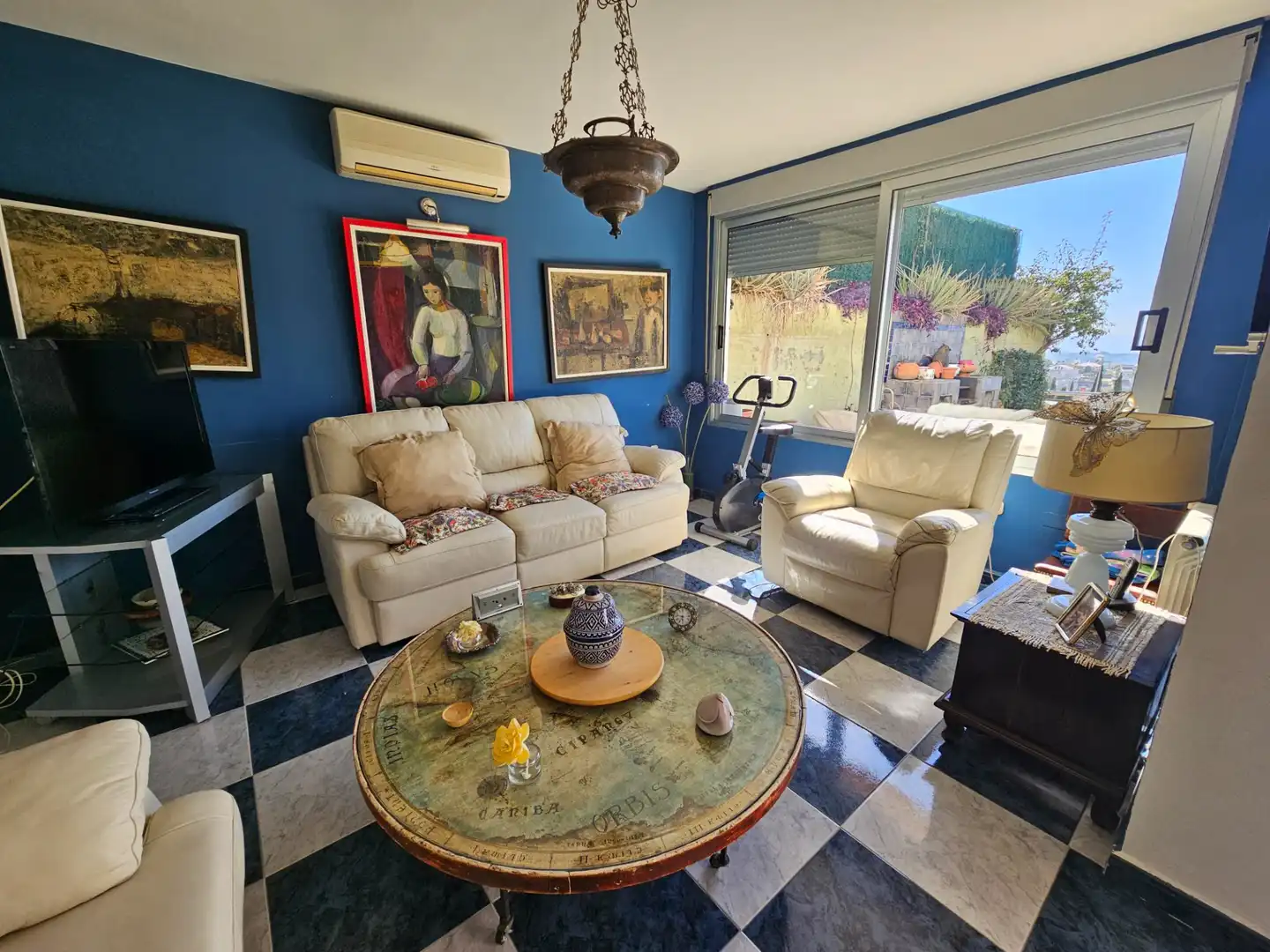 Sala de estar de Casa adosada en venta en Molina de Segura con Aire acondicionado, Calefacción y Terraza