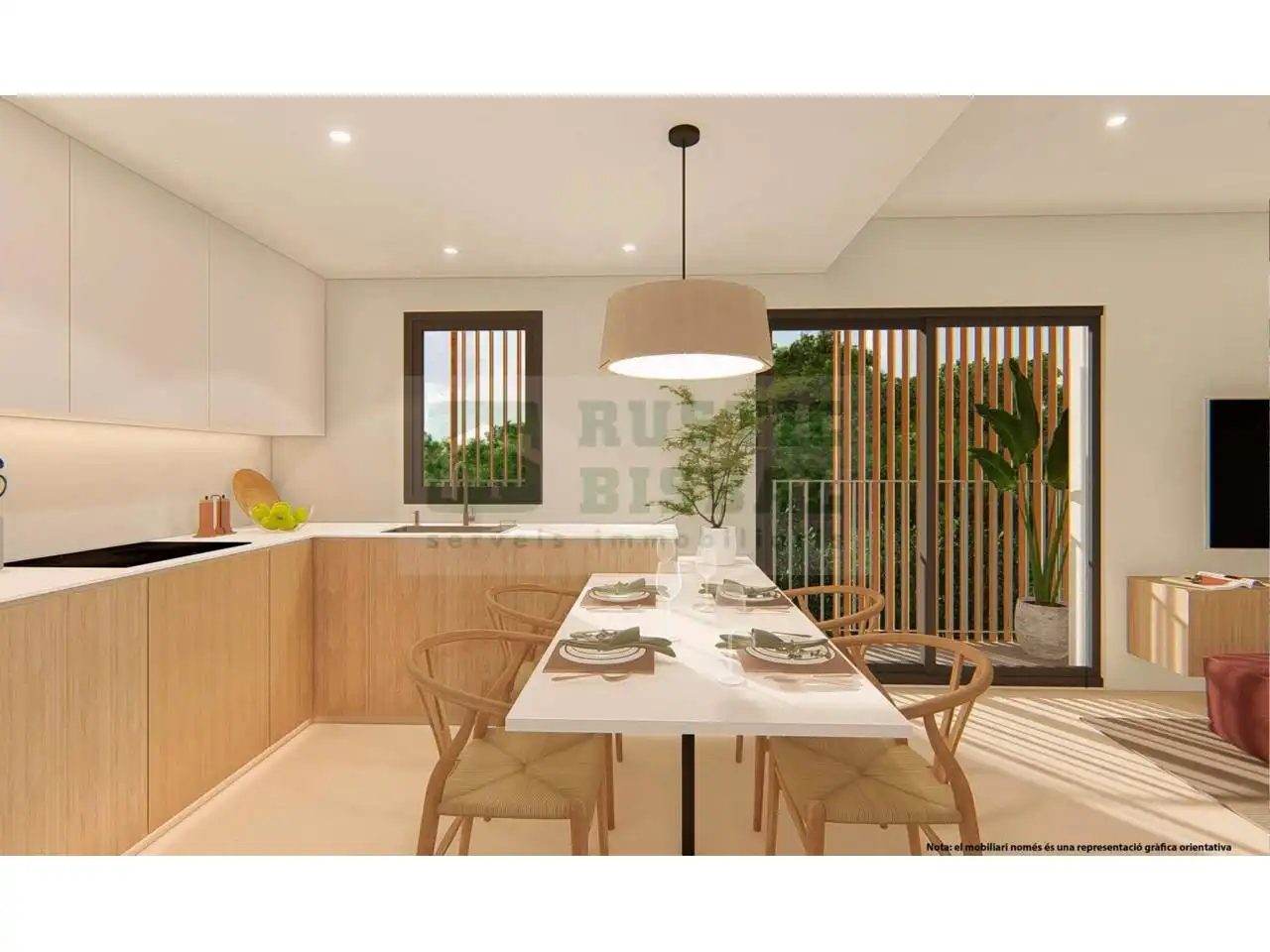Cocina de Piso en venta en La Bisbal d'Empordà con Aire acondicionado, Calefacción y Balcón