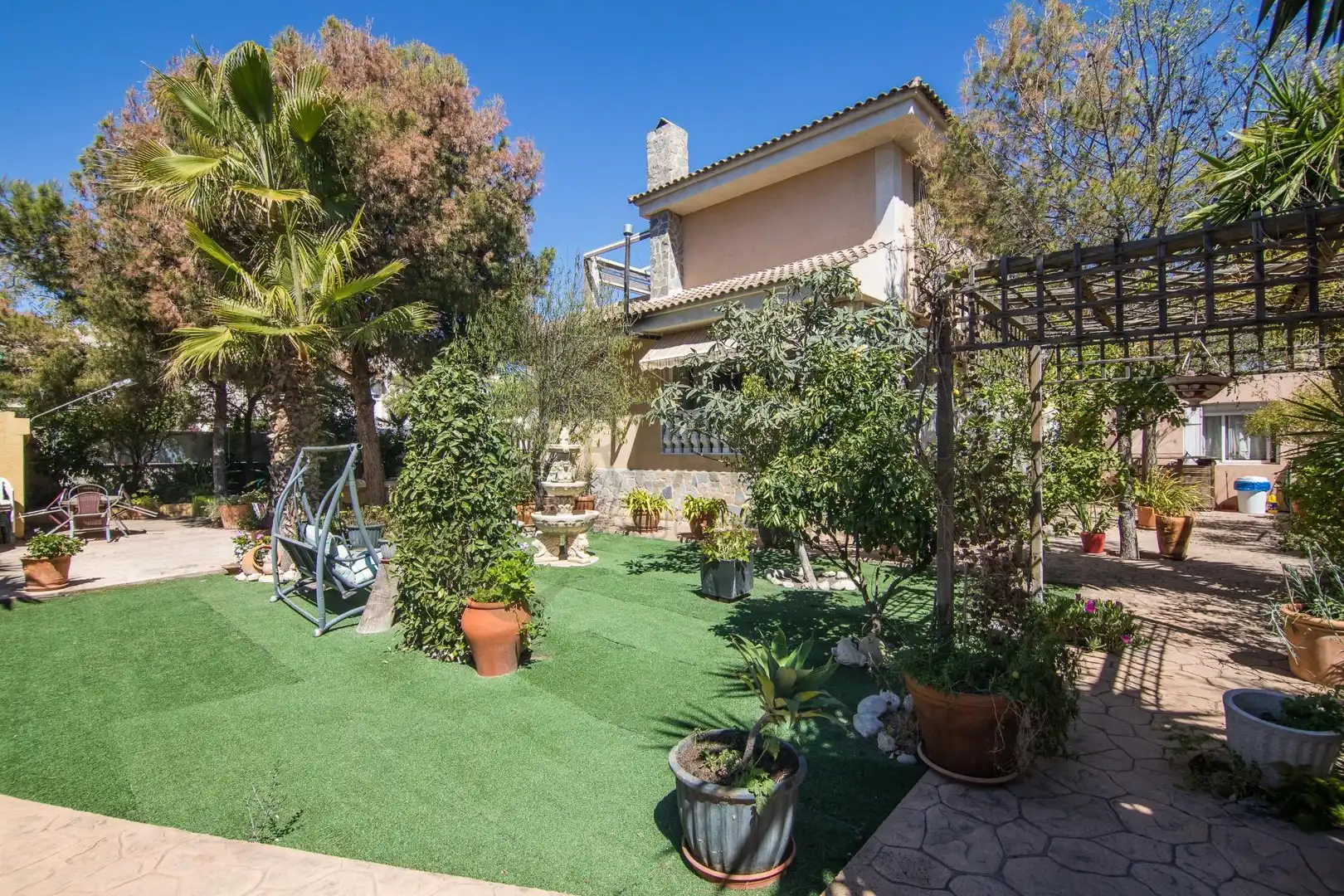 Garden of Houses for sale in San Vicente del Raspeig / Sant Vicent del Raspeig  with Heating, Private garden and Terrace