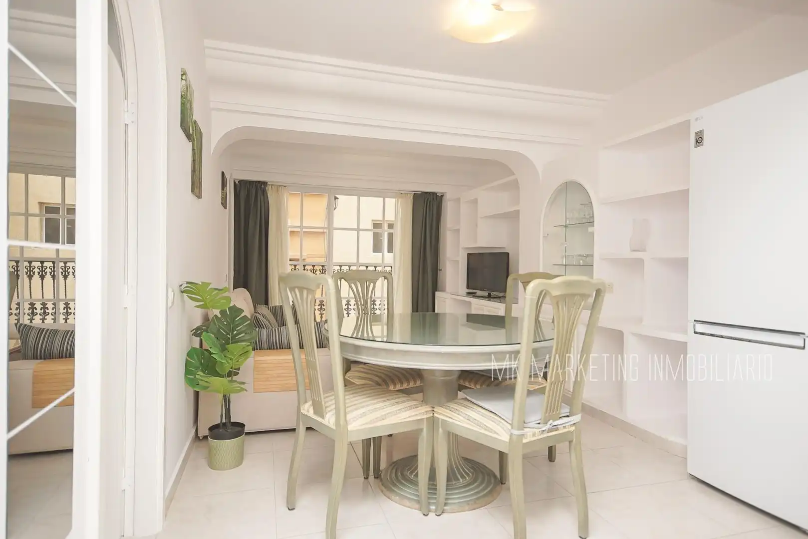 Comedor de Piso de alquiler en Las Palmas de Gran Canaria con Terraza, Amueblado y Balcón
