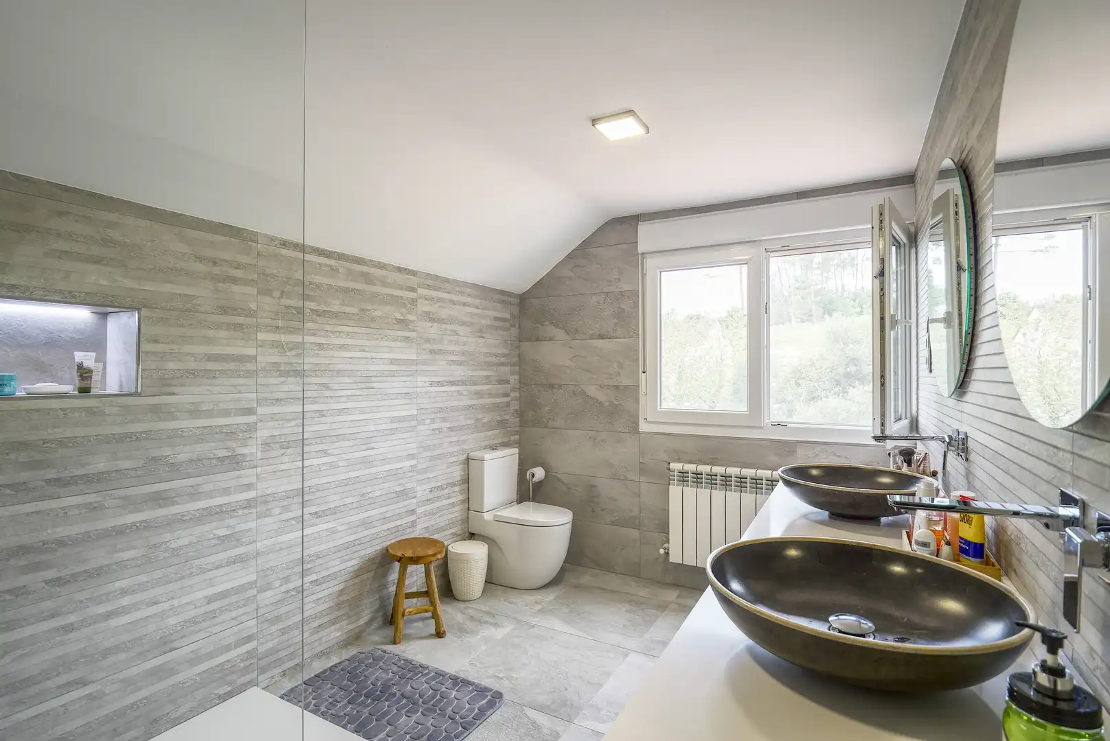 Baño de Casa o chalet en venta en Lousame con Aire acondicionado, Calefacción y Jardín privado