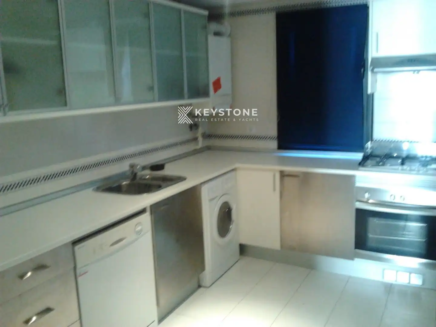 Cocina de Piso de alquiler en  Palma de Mallorca con Aire acondicionado, Terraza y Piscina