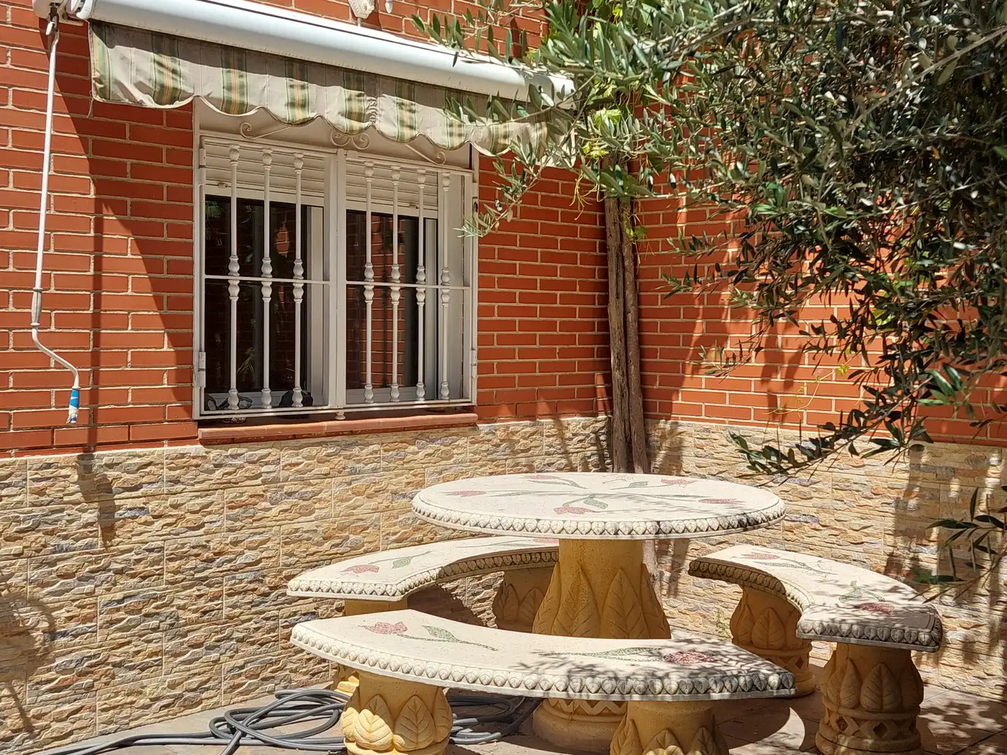 Terraza de Casa adosada en venta en Rivas-Vaciamadrid con Aire acondicionado, Calefacción y Jardín privado