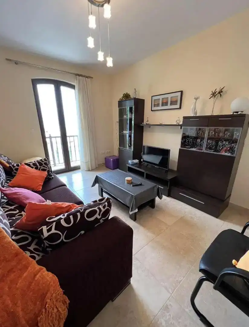 Sala d'estar de Casa adosada de lloguer en Fisterra, A Coruña