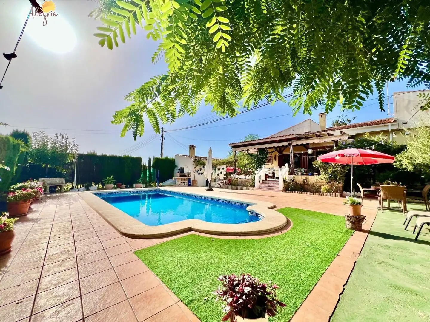 Piscina de Casa o xalet en venda en Daya Vieja amb Aire condicionat, Calefacció i Jardí privat