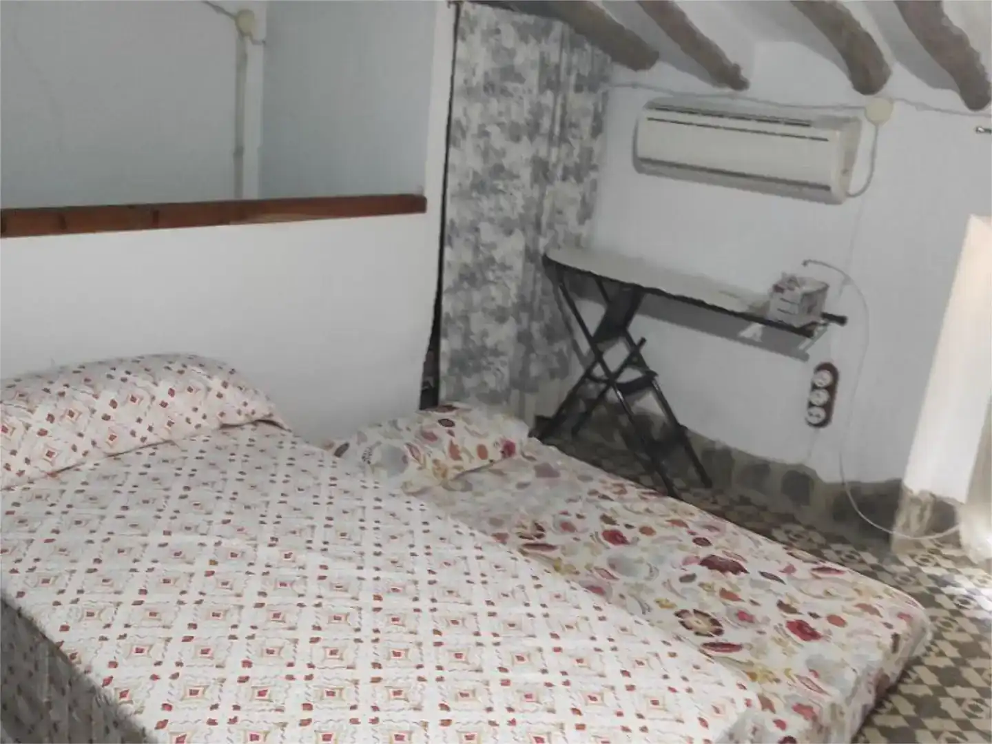 Schlafzimmer von Maisonette zur Miete in Férez mit Klimaanlage und Balkon