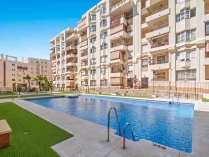 Swimming pool of Flat for sale in Málaga Capital  with Air Conditioner, Parquet flooring and Terrace