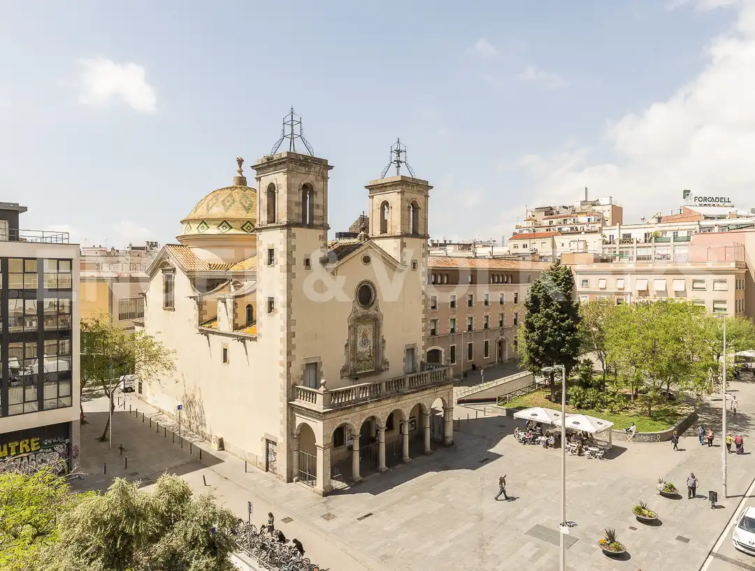 Vista exterior de Pis de lloguer en Barcelona amb Aire condicionat, Calefacció i Parquet