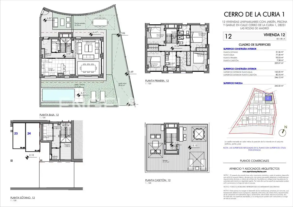 Reihenhaus mit Pool zum Verkauf in Rozas Centro, imagen 2