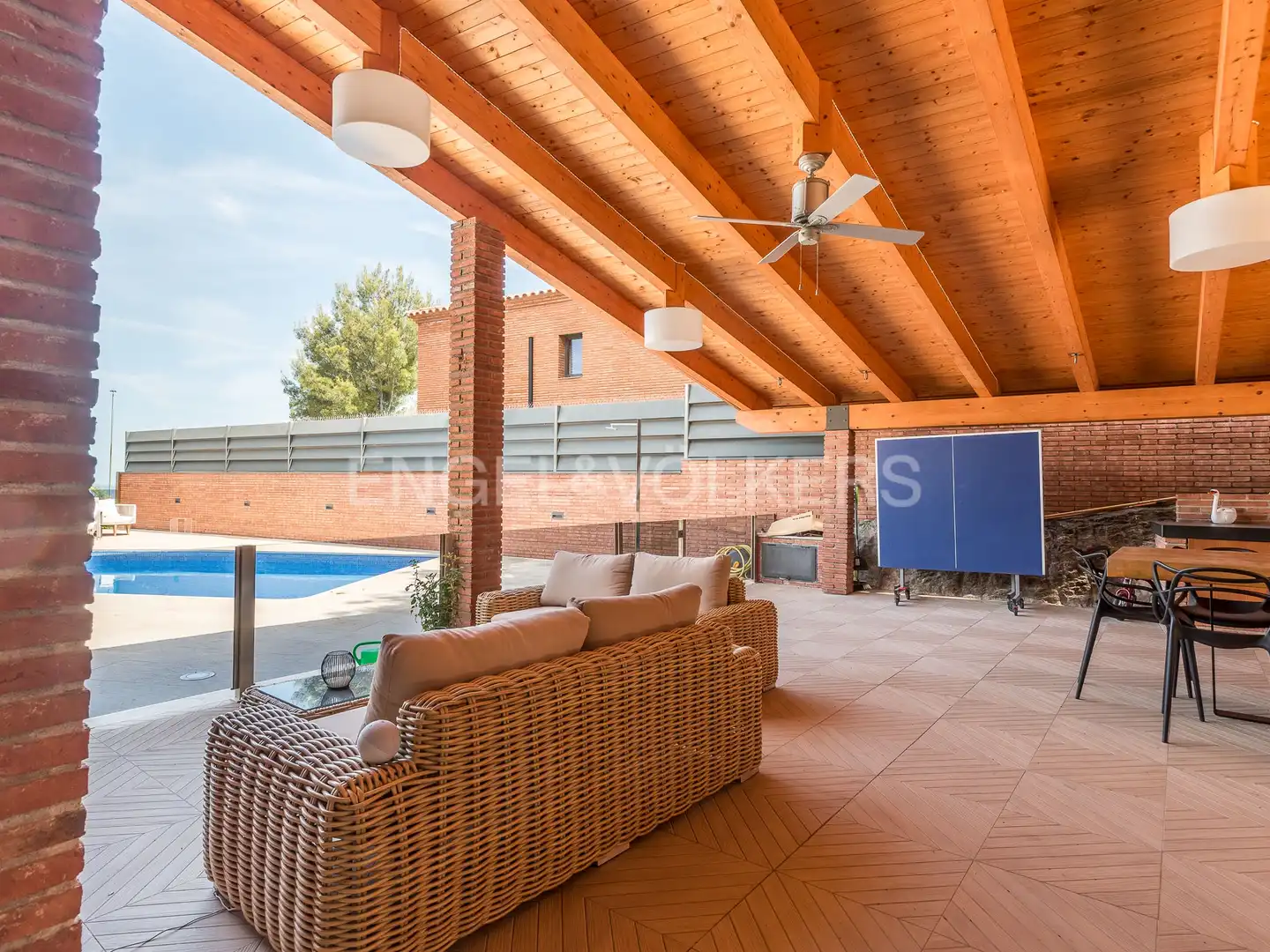 Terrace of Houses for rent in Castelldefels  with Air Conditioner, Heating and Private garden