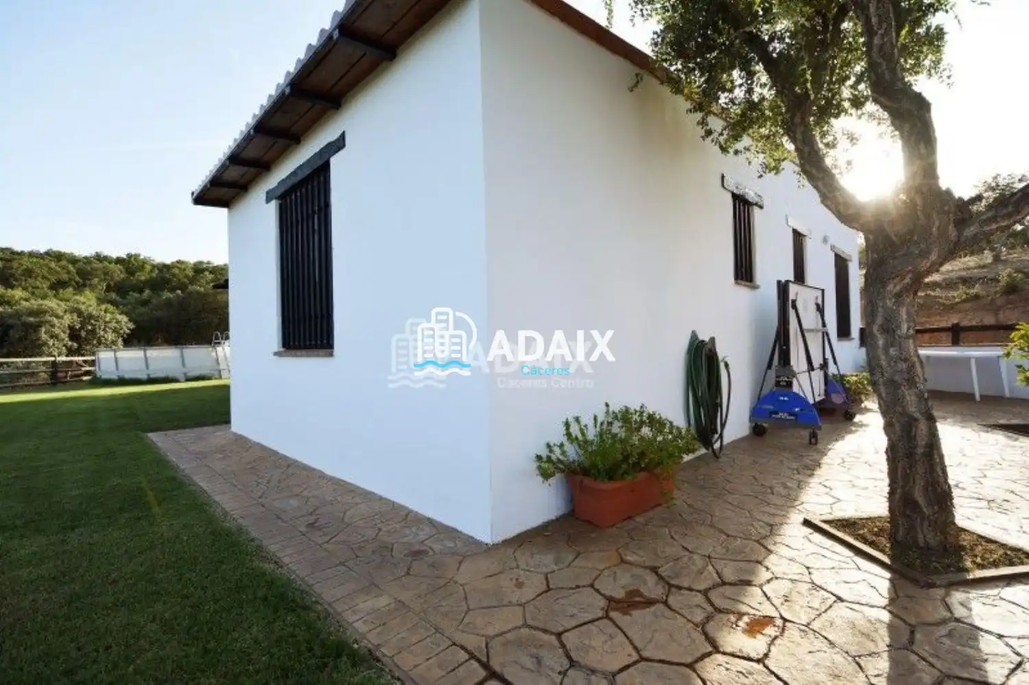 Jardín de Finca rústica en venta en Aliseda con Aire acondicionado y Terraza