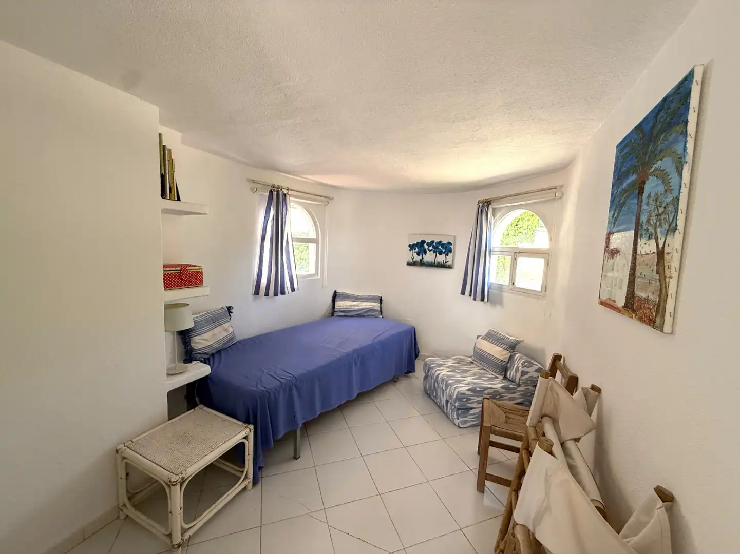 Bedroom of Houses for sale in Santa Eulària des Riu  with Air Conditioner, Heating and Terrace