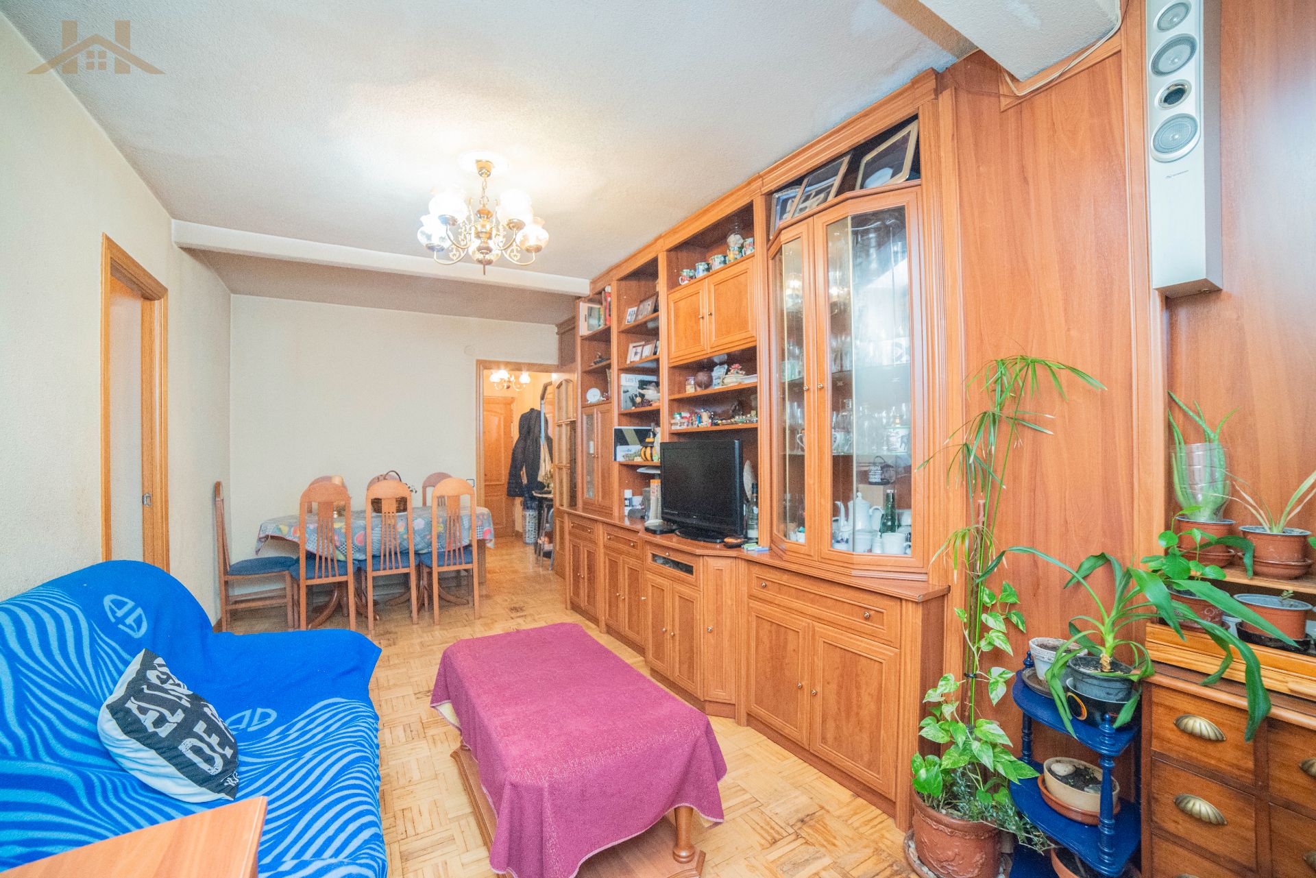 Living room of Flat for sale in Leganés  with Terrace and Furnished