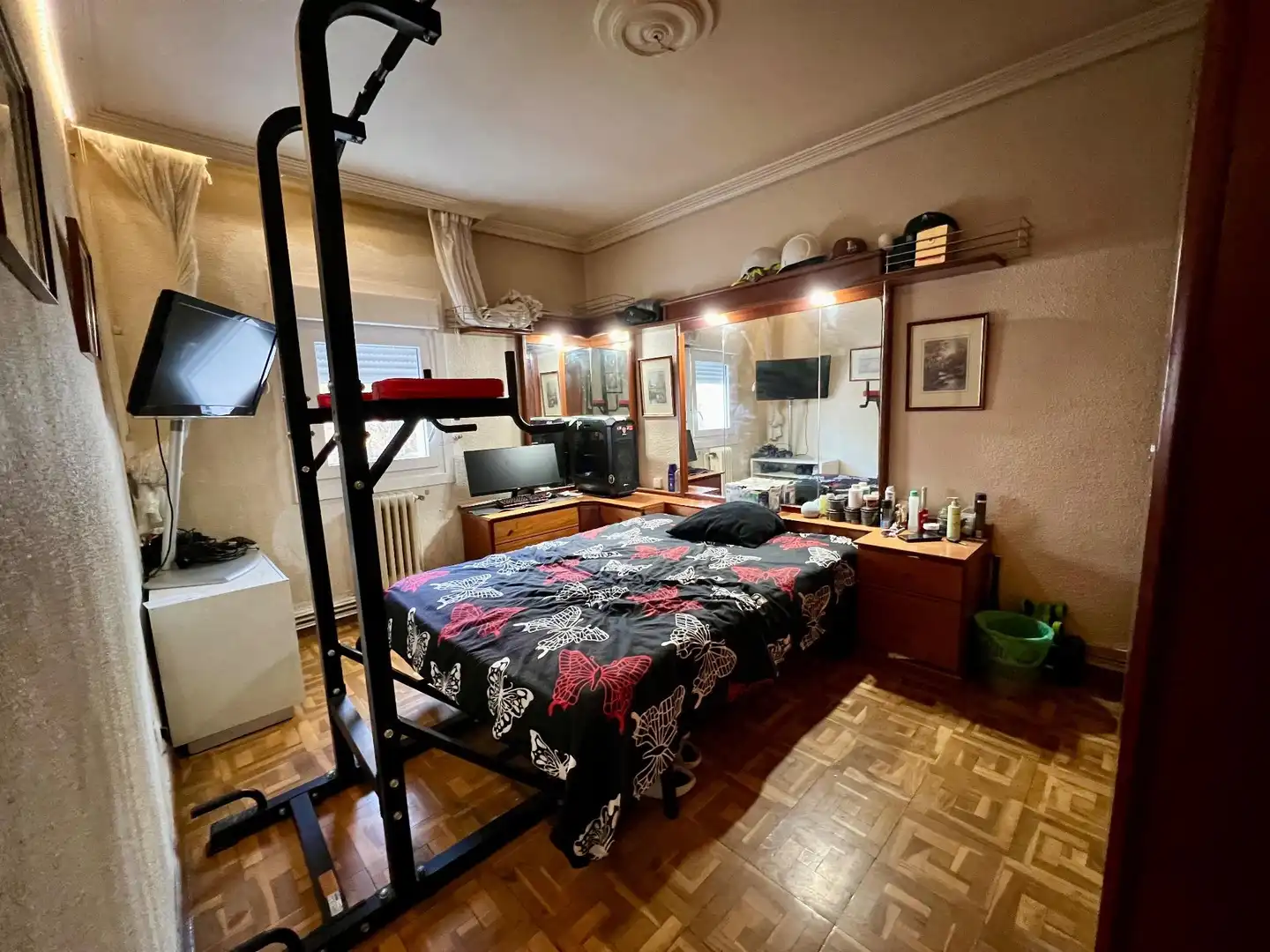 Bedroom of Flat for sale in  Pamplona / Iruña  with Heating