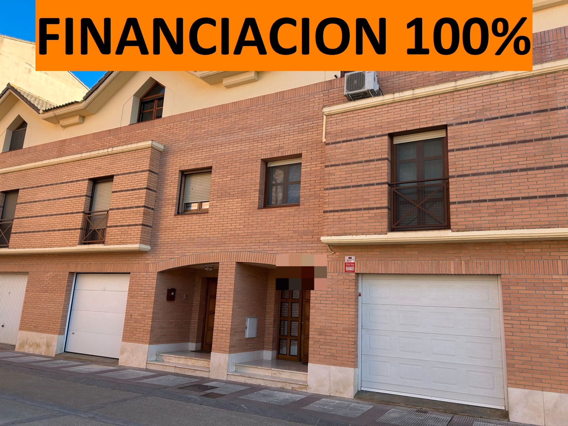 Exterior view of House or chalet for sale in Ejea de los Caballeros  with Air Conditioner, Heating and Terrace